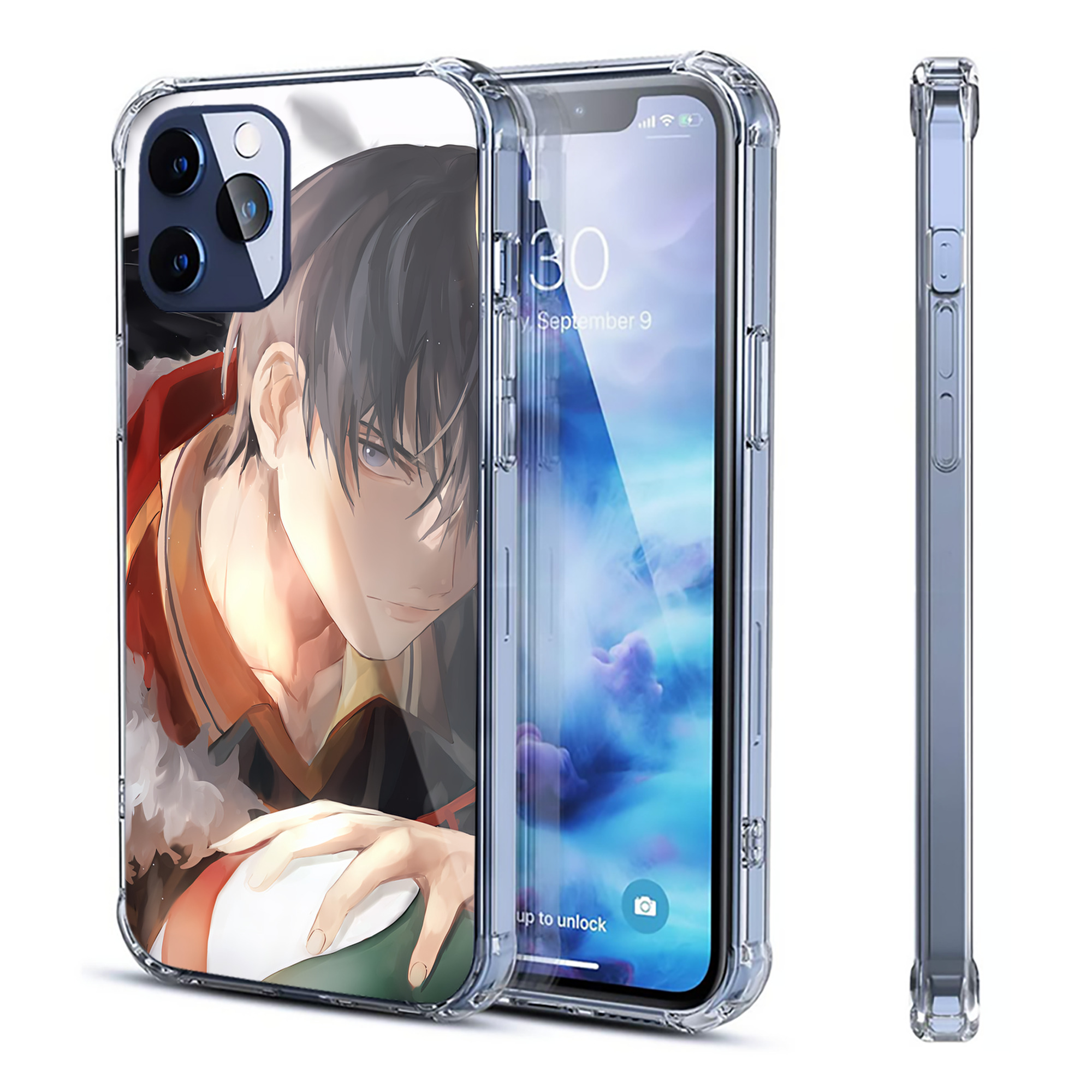 （画像用） ハイキュー!! Haikyu!! 【iPhone 12シリーズ対応】透明スマホケース（クリアソフトケース）